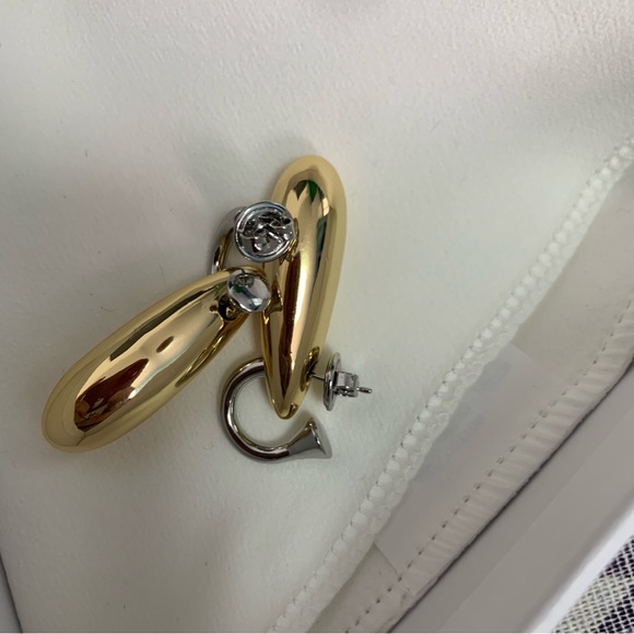 Bottega Veneta Gold Drop Earrings - Picture 5 of 5